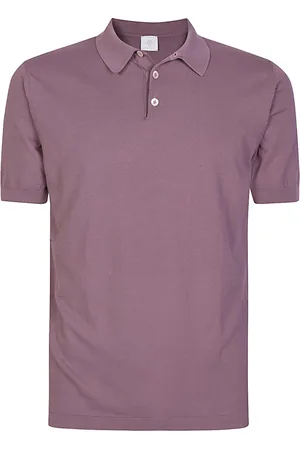 ELEVENTY Koszulki, Mężczyzna, Różowy, 3XL, Bawełna, Polo z krótkim rękawem