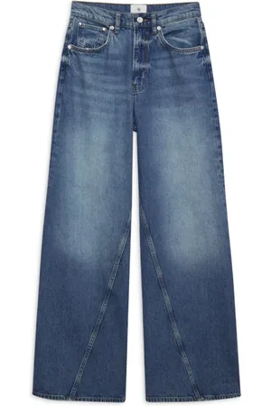 ANINE BING Jeansy, Kobieta, Niebieski, W28, Denim, Niebieskie Jeansyy Egejskie