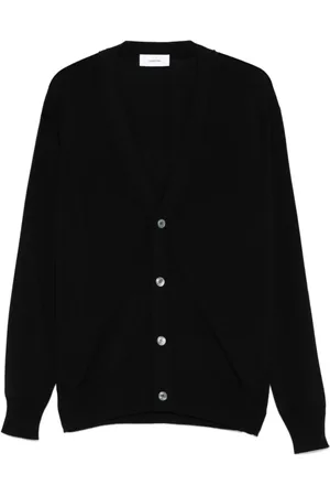 LARDINI Swetry, Mężczyzna, Niebieski, XL, Niebieski Sweter z Dekoltem V Stylowy