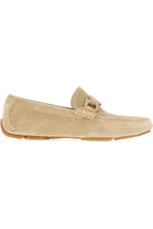 Salvatore Ferragamo Buty, Mężczyzna, Beżowy, 41 EU, Stylowe Mokasyny dla Mężczyzn