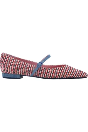 ROBERTO FESTA Buty, Kobieta, Różowy, 37 1/2 EU, Baleriny Mary Jane z tkaniny