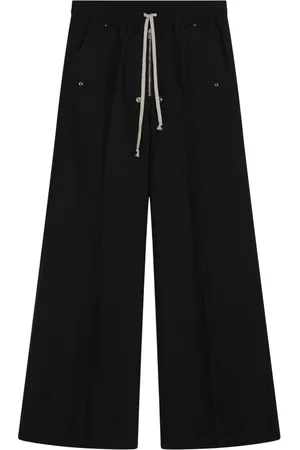 Rick Owens Spodnie, Mężczyzna, Czarny, L, Luźne Spodnie Moncler Styl