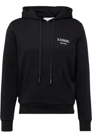 Iceberg Bluzy, Mężczyzna, Czarny, S, Bawełna, 5C Felpa Hoodie