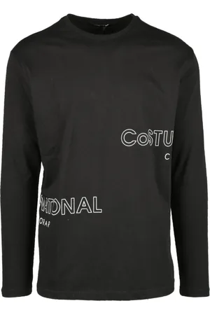 Costume National Koszulki, Mężczyzna, Czarny, S, Nowoczesny Bawełniany T-shirt