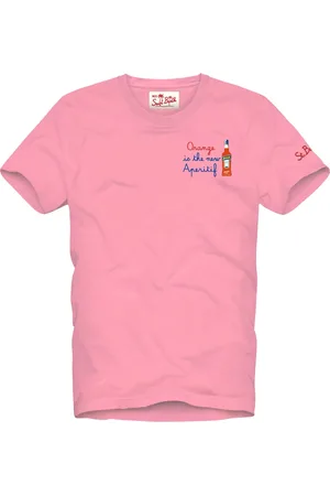 MC2 SAINT BARTH Koszulki, Mężczyzna, Różowy, 2XL, T-Shirts