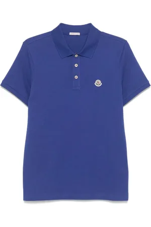 Moncler Koszulki, Mężczyzna, Niebieski, L, Stylowy Polo Shirt dla Mężczyzn