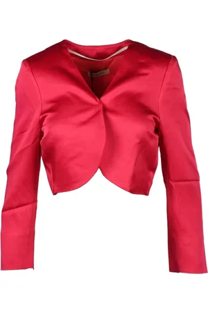 Twin-Set Kurtki, Kobieta, Różowy, XS, Eleganckie Okrycie Ramion