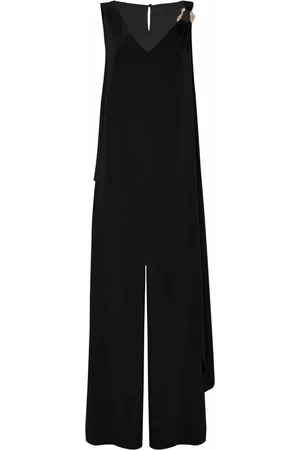 Kocca Kombinezony, Kobieta, Czarny, XS, Elegancki Honey Halter Top i Spodnie