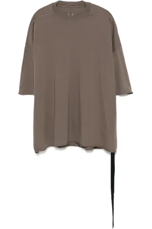 Rick Owens Koszulki, Mężczyzna, brązowy, ONE SIZE, Stylowy T-shirt Tommy T