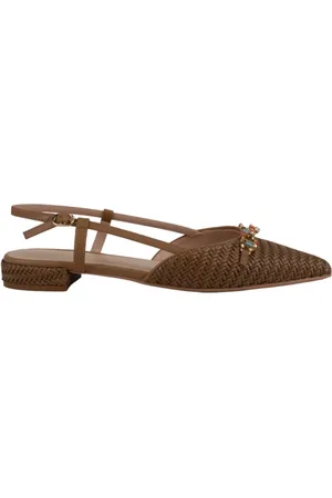Twin-Set Buty, Kobieta, brązowy, 37 EU, Brązowe Sandały dla Kobiet