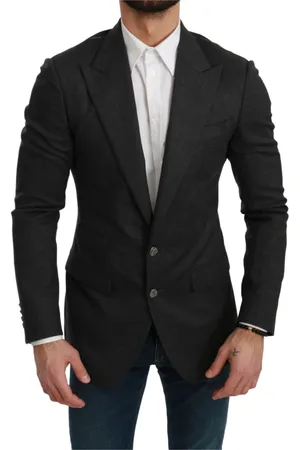 Dolce & Gabbana Kurtki, Mężczyzna, Czarny, L, Nylon, Blazers