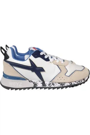 W6YZ Buty, Mężczyzna, Wielobarwność, 40 EU, Białe Sneakersy Jet dla Mężczyzn