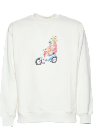 Drôle de Monsieur Bluzy, Mężczyzna, Biały, S, Stylowy sweter Off