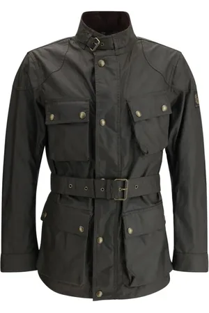 Belstaff Kurtki, Mężczyzna, Czarny, S, Kurtka Trailmaster wodoodporna