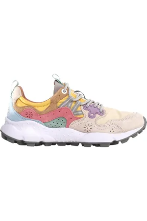 Flower Mountain Buty, Kobieta, Wielobarwność, 40 EU, Zamsz, Zamszowe Buty Trekkingowe z Korkową Wkładką