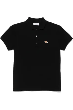 Maison Kitsuné Koszulki, Kobieta, Czarny, S, Czarny Sweter z Guzikami