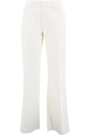 7 for all Mankind Jeansy, Kobieta, Biały, W25, Białe Spodnie dla Kobiet