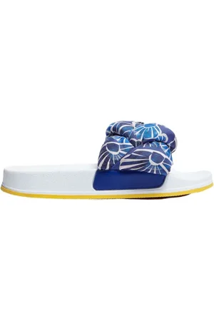 La DoubleJ Buty, Kobieta, Niebieski, 39 EU, Poliester, Klapki Braid Sliders
