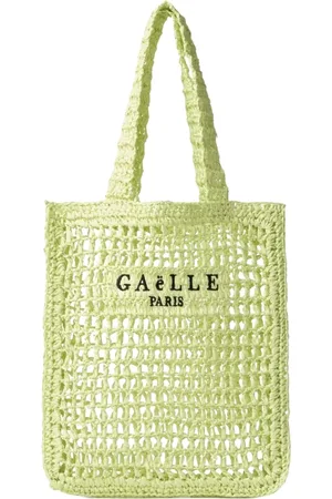 GAËLLE Torebki, Kobieta, Zielony, ONE SIZE, Torba Lima Shopper z Haftowanym Logo