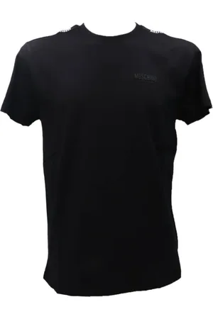 Moschino Koszulki, Mężczyzna, Czarny, M, Czarna Stylowa Torba Modowa