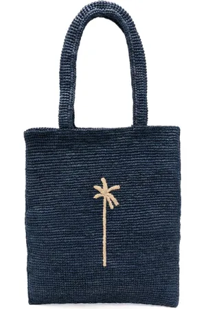 MANEBI Torebki, Kobieta, Niebieski, ONE SIZE, Niebieska Torba Torebka z Górnymi Uchwytami