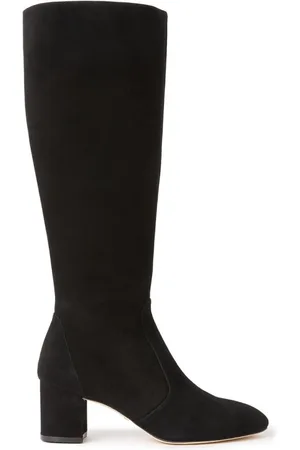Stuart Weitzman Buty, Kobieta, Czarny, 38 EU, Zamsz, Kozaki do kolan na zamek Yuliana 60