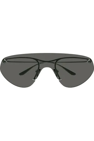 Bottega Veneta Akcesoria, Kobieta, Szary, ONE SIZE, Stylowe okulary przeciwsłoneczne z srebrną oprawą