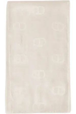Twin-Set Akcesoria, unisex, Beżowy, ONE SIZE, Stola z żakardem i lurexem
