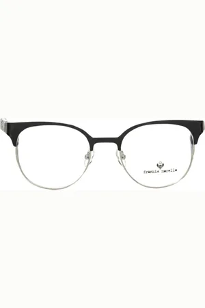 FRANKIE MORELLO Akcesoria, Kobieta, Czarny, ONE SIZE, Okulary w stylu Clubmaster Czarny Geometryczny