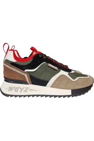 W6YZ Buty, Mężczyzna, Wielobarwność, 40 EU, Zamsz, Buty BOB M. Sneakers - Zielone