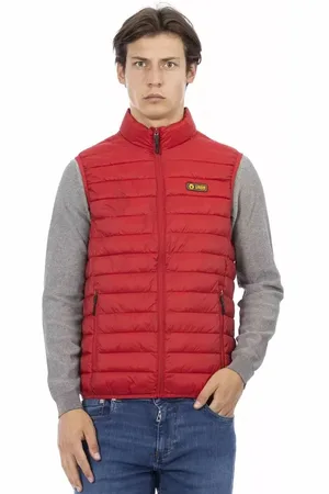 Ciesse Kurtki, Mężczyzna, Czerwony, XL, Czerwona Bezrękawnikowa Kurtka Puchowa - Stylowa i Praktyczna