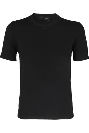 Roberto Collina Koszulki, Kobieta, Czarny, L, Luźny Bawełniany T-shirt
