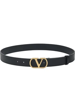 VALENTINO GARAVANI Akcesoria, Mężczyzna, Czarny, 90 CM, Len, Stylowy pasek dla modnego wyglądu