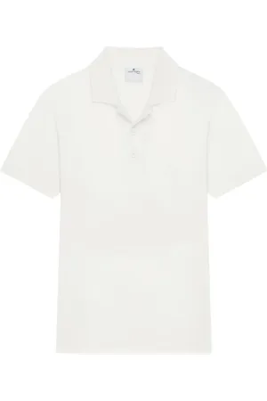 Courrèges Koszulki, Mężczyzna, Beżowy, 2XL, Beżowy Polo z Logo Appliqué