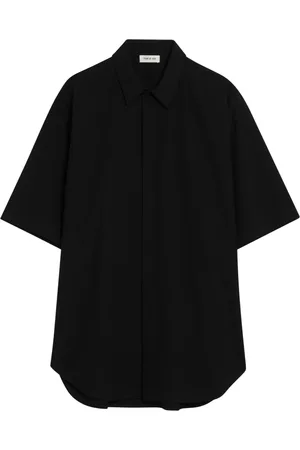 FEAR OF GOD Koszule, Mężczyzna, Czarny, M, Koszula z Krótkim Rękawem