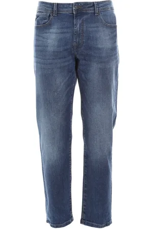 YES ZEE BY ESSENZA Jeansy, Mężczyzna, Niebieski, W31, Denim, Wygodne Jeansyy z Denimu o Średnim Praniu