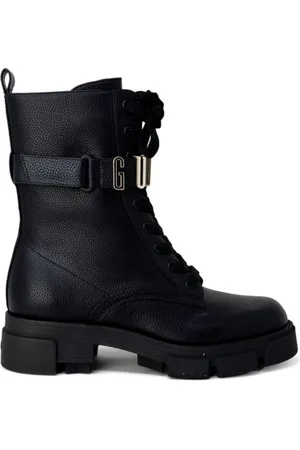 Guess Buty, Kobieta, Czarny, 35 EU, Czarny Skórzany But Z Kolekcji