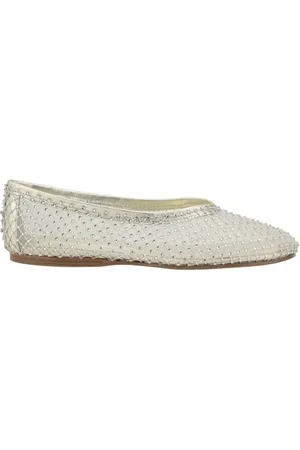 FORTE FORTE Buty, Kobieta, Biały, 40 EU, Mesh Strass Ballerinas