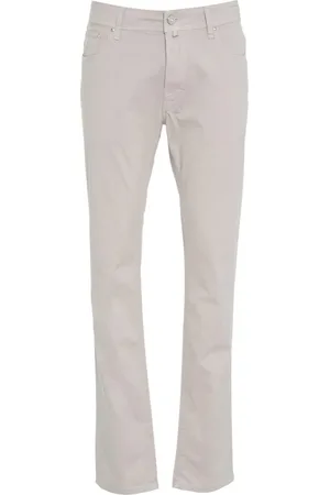 Jacob Cohen Spodnie, Mężczyzna, Szary, W32, Spodnie Slim Fit Bard z Logo