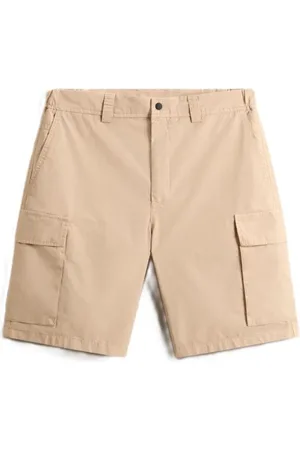 Woolrich Szorty, Mężczyzna, Beżowy, W34, Bermudy z bawełny