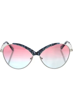 FRANKIE MORELLO Akcesoria, Kobieta, Wielobarwność, ONE SIZE, Okulary przeciwsłoneczne w kształcie motyla z metalową ramką