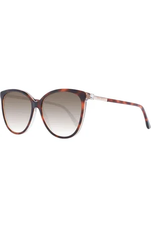 Jimmy Choo Akcesoria, Kobieta, brązowy, ONE SIZE, Gradient Butterfly Okulary