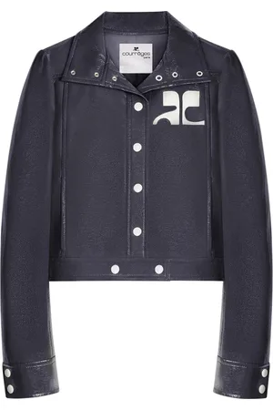 Courrèges Kurtki, Kobieta, Niebieski, S, Kurtka z winylu w reedycji