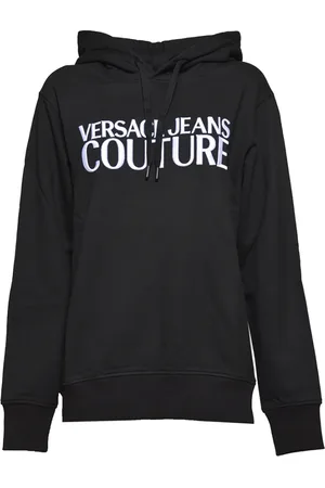 VERSACE Bluzy, Mężczyzna, Czarny, S, Czarne Swetry od Versace Jeansy Couture