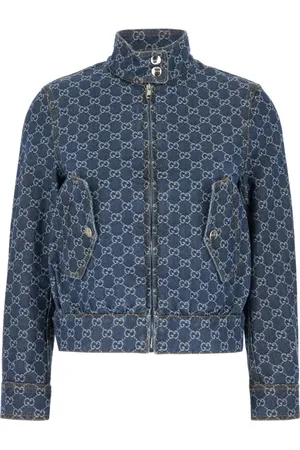 Gucci Kurtki, Kobieta, Niebieski, S, Stylowe Kurtki dla Mężczyzn i Kobiet