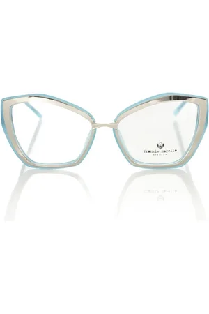 FRANKIE MORELLO Akcesoria, Kobieta, Szary, ONE SIZE, Okulary Motyle Srebrne Wnętrze Tiffany
