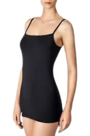 Wolford Koszulki, Kobieta, Czarny, M, Poliester, Czarny Top Hawaii, Tkanina