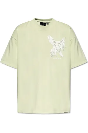 Represent Koszulki, Mężczyzna, Zielony, S, Bawełna, Koszulka Elegancja w Ruchu