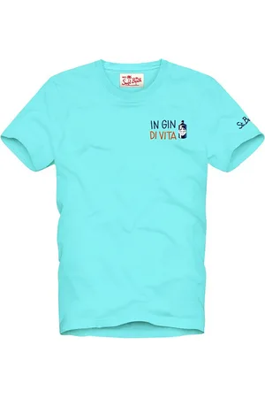 MC2 SAINT BARTH Koszulki, Mężczyzna, Niebieski, XL, T-Shirts