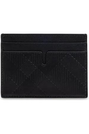 Burberry Akcesoria, Mężczyzna, Czarny, ONE SIZE, Skóra, Skórzane etui na karty